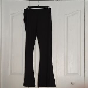 Black Women's Flared Leggings